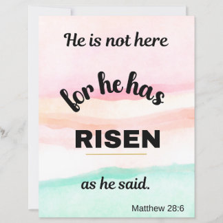 Thick Card Pastel Colour Easter Collection