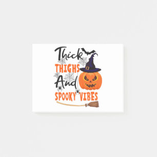 Thick Thighs And Spooky Vibes Halloween Matching Post-it Notes