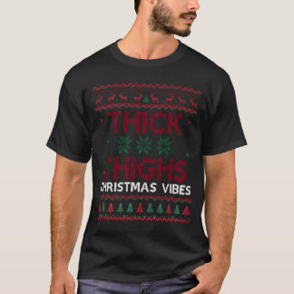 Thick Thighs Christmas Vibes Knit Ugly Sweater Rei