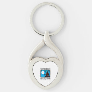 Thick Thighs Spooky Vibes Halloween Shirt Design_1 Key Ring