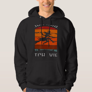 Thick Thighs Witch Vibes Halloween Hoodie