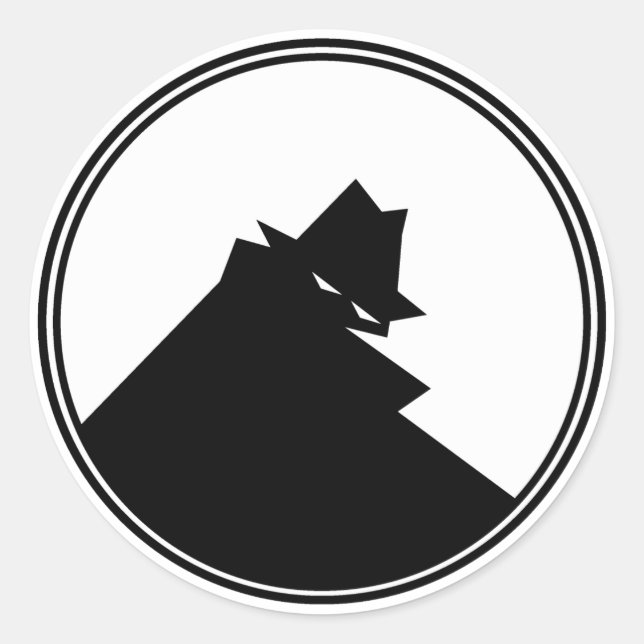 THIEF CLASSIC ROUND STICKER (Front)