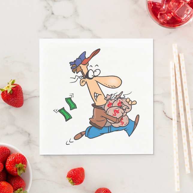 Thief Stealing Money Napkin (Creator Uploaded)