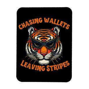 Thief tiger magnet