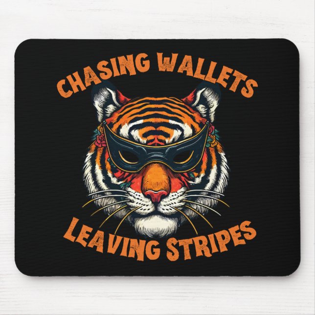 Thief tiger mouse pad (Front)