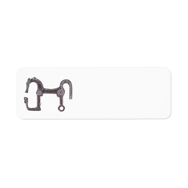 THIELDÓN. CABALLO VACCEO. RETURN ADDRESS LABEL (Front)