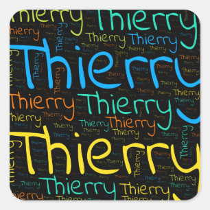 Thierry Square Sticker