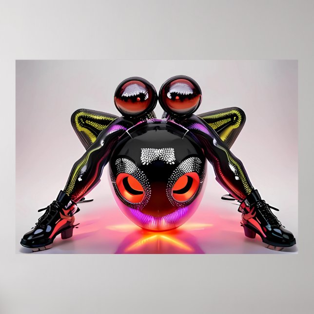 Thigh-High Cat Eyes Poster (Front)