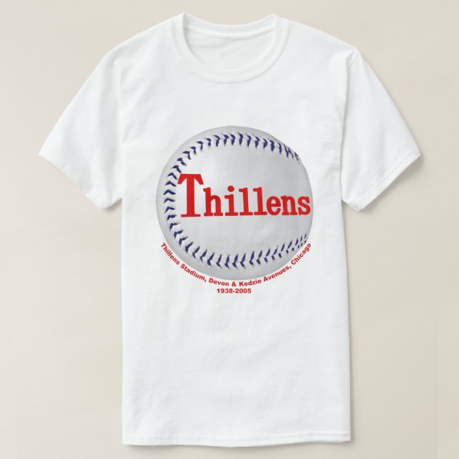 Thillens Stadium, Chicago, Illinois T-Shirt (Design Front)