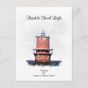 THIMBLE SHOAL LIGHT POSTCARD