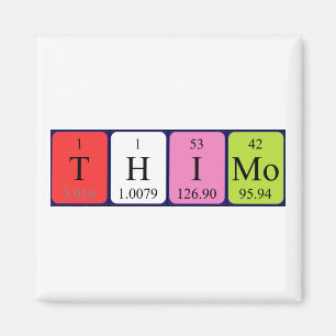 Thimo periodic table name magnet