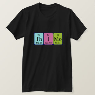 Thimo periodic table name shirt