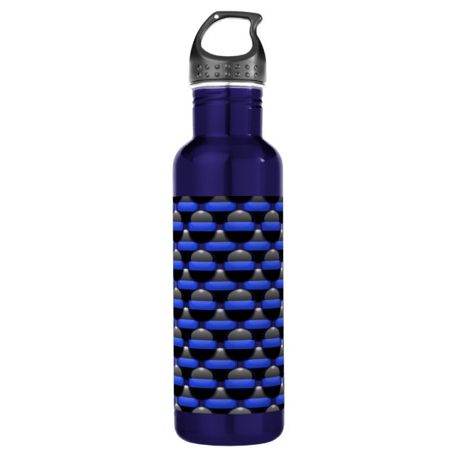 Thin Blue Line 710 Ml Water Bottle (Front)