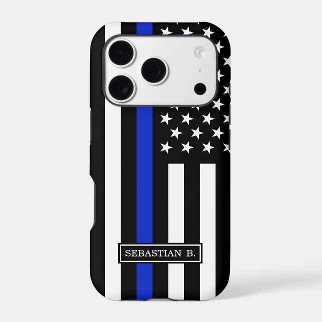 Thin Blue Line American Flag (Back)
