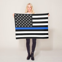 Thin Blue Line American Flag