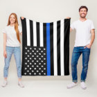 Thin Blue Line American Flag