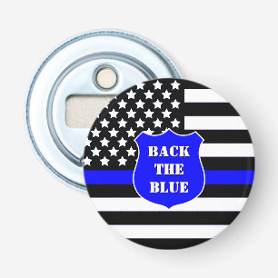 [Thin Blue Line] Back the Blue Police Magnetic Bottle Opener