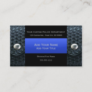 Thin Blue Line - Belt Keepers and Bullet Business Card