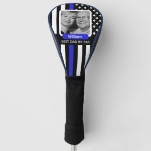 Thin Blue Line, Best Dad, Photo, Monogram, Flag Golf Head Cover