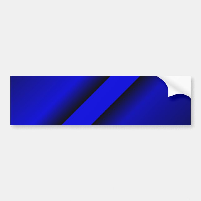 Thin Blue Line Bumper Sticker (Front)
