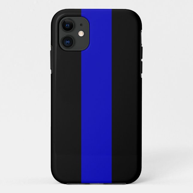 Thin Blue Line Case-Mate iPhone Case (Back)