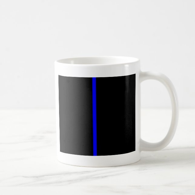 Thin Blue Line Coffee Mug (Right)