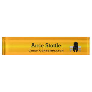 Thin Blue Line - Contemplator Nameplate