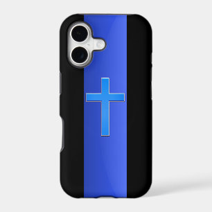 Thin Blue Line & Cross