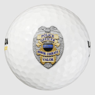 Thin Blue Line Custom Golf Balls