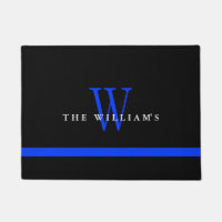 Thin Blue Line Custom Monogram