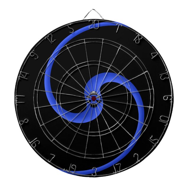 Thin Blue Line Dartboard (Front)