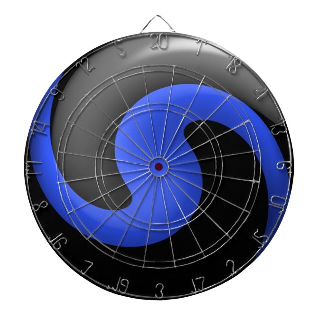Thin Blue Line Dartboard (Front)