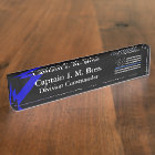 Thin Blue Line - Distressed Tattered Flag