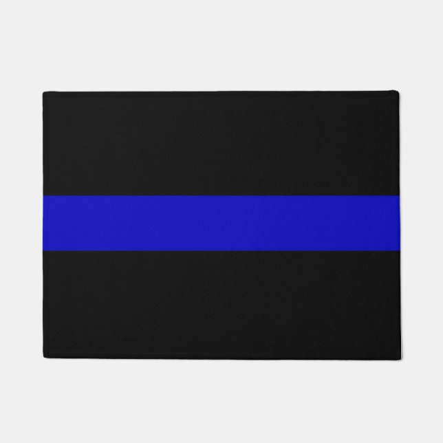 Thin Blue Line Doormat (Front)