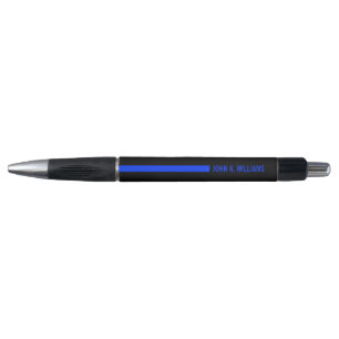Thin Blue Line Ending With Custom Text