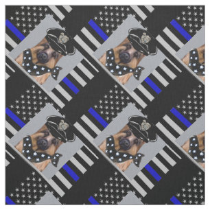 THIN BLUE LINE FABRIC