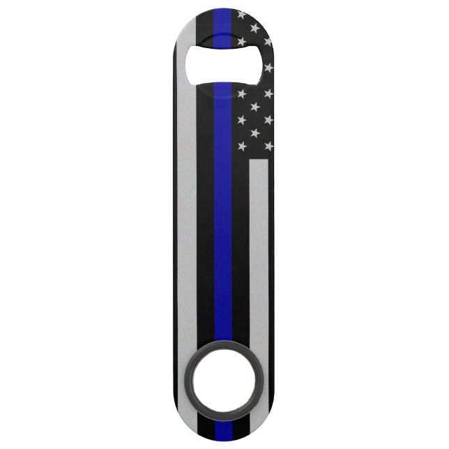 Thin Blue Line Flag Bottle Opener (Front)
