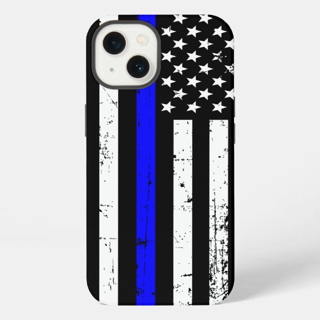 Thin Blue Line Flag Case (Back)