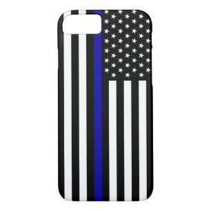 Thin Blue Line Flag iPhone 8/7 Case