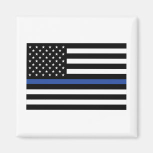 Thin Blue Line Flag Magnet