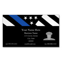 Thin Blue Line Flag