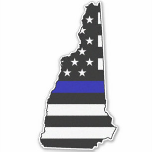 Thin Blue Line Flag New Hampshire