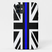 Thin Blue Line Flag united kingdom police cop symb