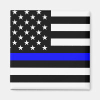 Thin Blue Line Flag (United States)