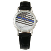 *~* Thin Blue Line Flag Woman's Police Officer