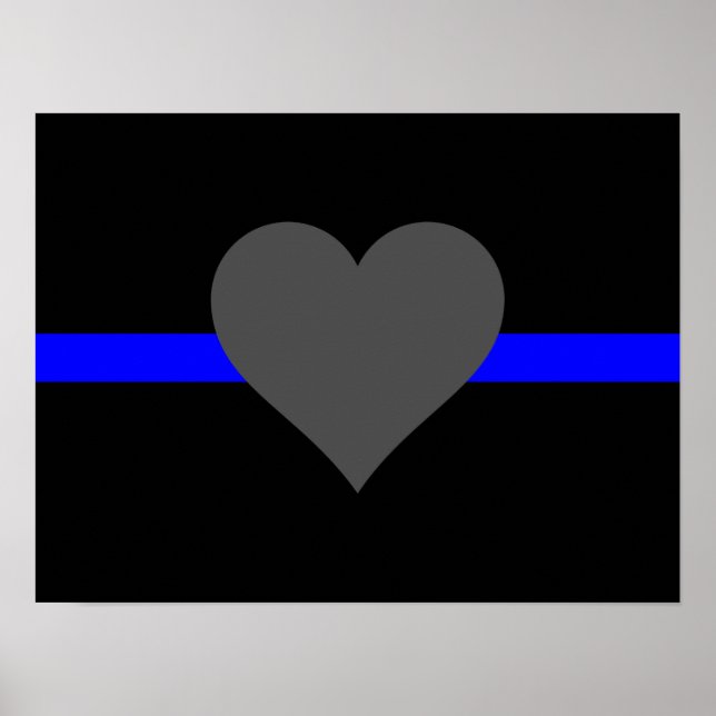 Thin Blue Line - For Those Who Serve Poster (Front)
