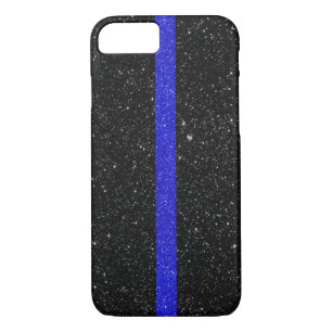 Thin Blue Line Glitter iPhone 8/7 Case