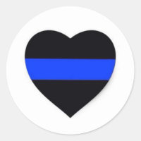 Thin Blue Line Heart Gifts on Zazzle AU