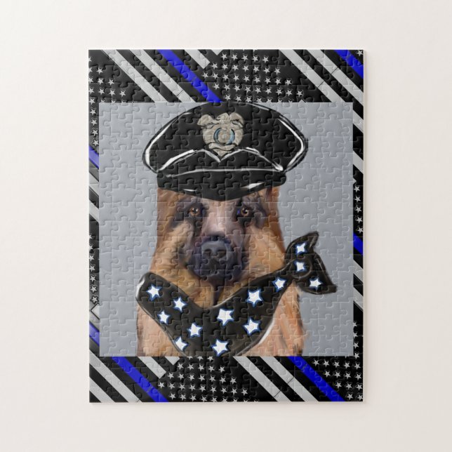 THIN BLUE LINE JIGSAW PUZZLE (Vertical)