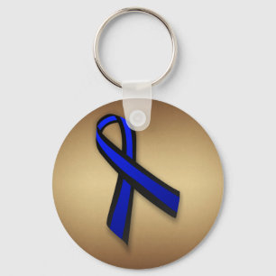 Thin Blue Line Key Ring